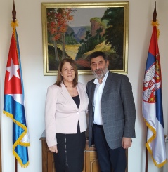 22. фебруар 2016. Председник ПГП са Кубом и амбасадор Кубе у Србији